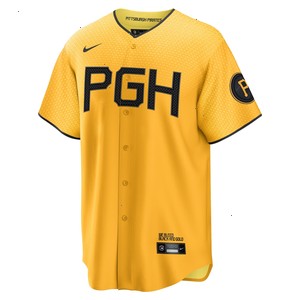 Ke'Bryan Hayes Pittsburgh Pirates Nike 2023 City Connect Replica Player Jersey - Gold