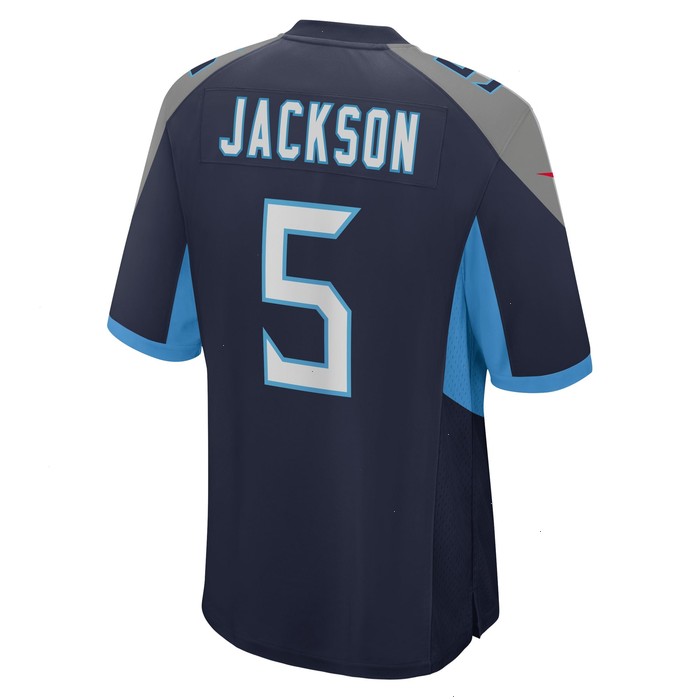 Kearis Jackson Tennessee Titans Nike Team Game Jersey - Navy