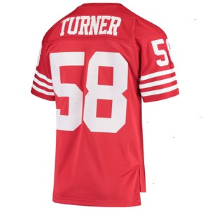 Keena Turner San Francisco 49ers Mitchell & Ness 1982 Replica Legacy Throwback Player Jersey - Scarlet