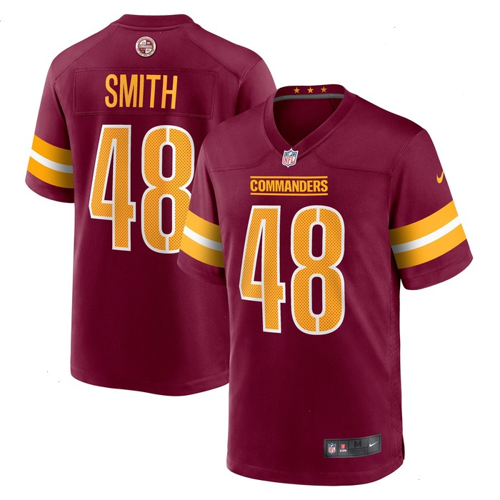 Keidron Smith Washington Commanders Nike Game Jersey - Burgundy