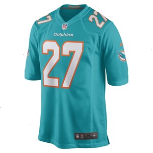 Keion Crossen Miami Dolphins Nike Game Player Jersey - Aqua