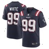 Keion White New England Patriots Nike 2023 NFL Draft Pick Game Jersey - Navy