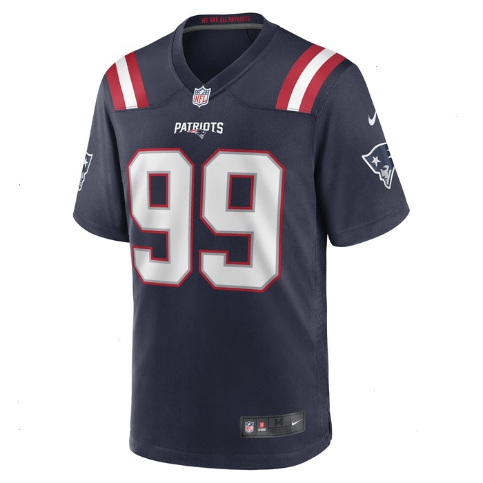 Keion White New England Patriots Nike 2023 NFL Draft Pick Game Jersey - Navy