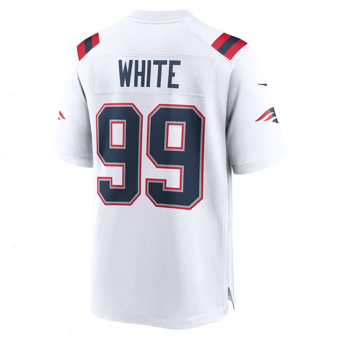 Keion White New England Patriots Nike Game Jersey - White