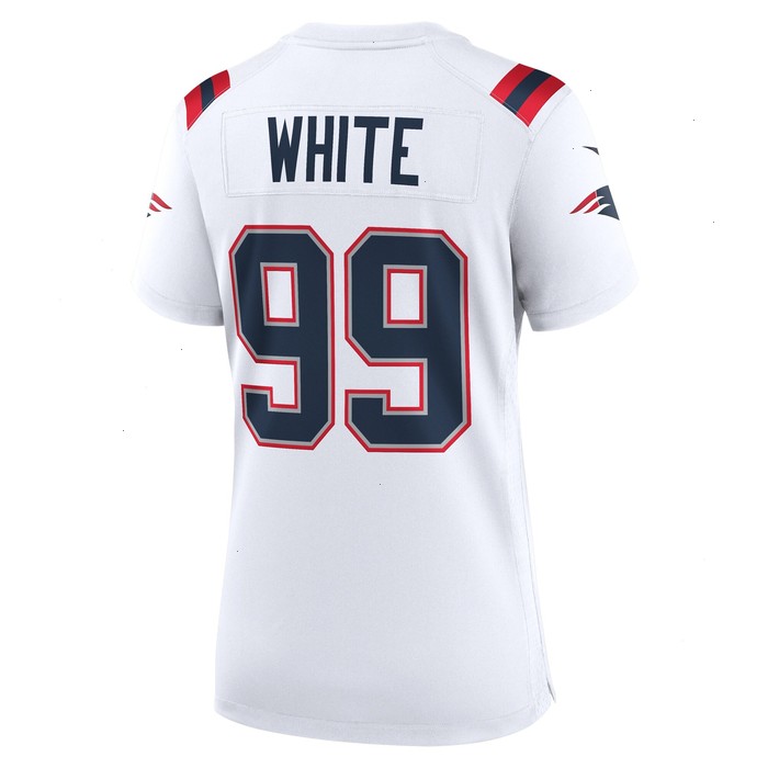 Keion White New England Patriots Nike Women's Game Jersey - White