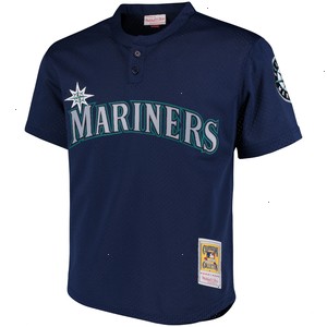 Ken Griffey Jr. Seattle Mariners Mitchell & Ness Cooperstown Collection Mesh Batting Practice Jersey - Navy