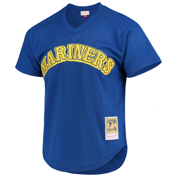 Ken Griffey Jr. Seattle Mariners Mitchell & Ness Cooperstown Mesh Batting Practice Jersey - Royal