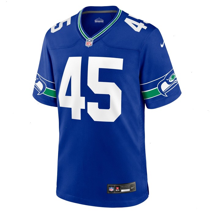 Kenny Easley Seattle Seahawks Nike Throwback Retired Player Game Jersey - Royal