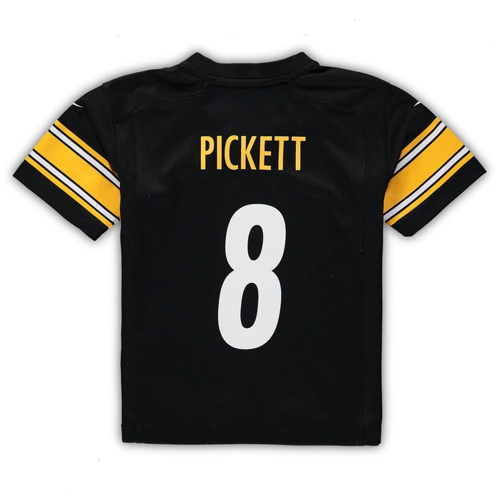 Kenny Pickett Pittsburgh Steelers Nike Preschool Game Jersey - Black