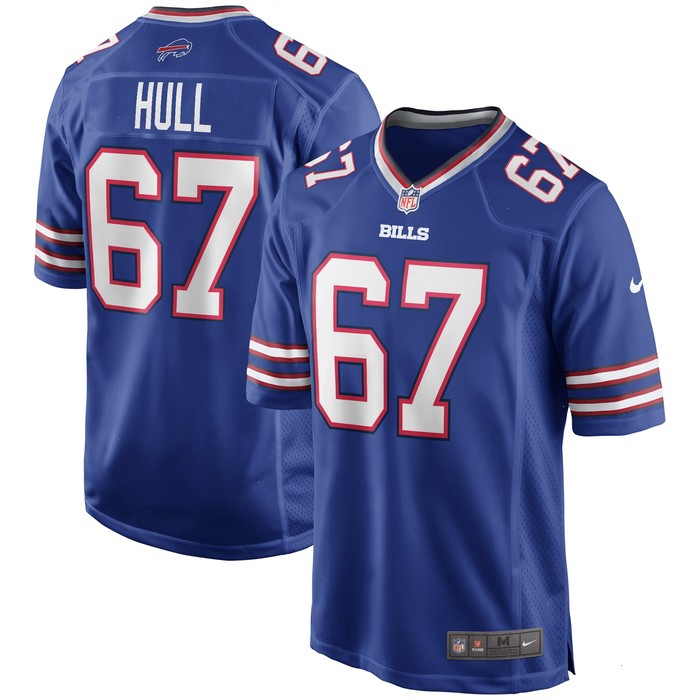 Kent Hull Buffalo Bills Nike Game Retired Player Jersey - Royal