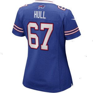 Kent Hull Buffalo Bills Nike Women's Game Retired Player Jersey - Royal