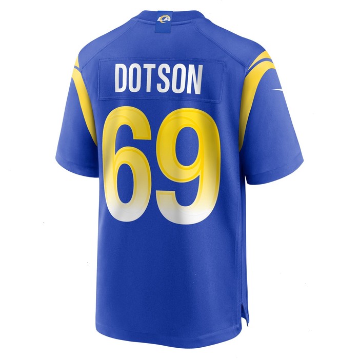 Kevin Dotson Los Angeles Rams Nike Game Jersey - Royal