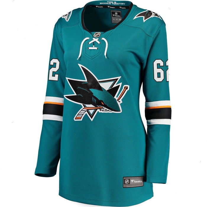 Kevin Labanc San Jose Sharks Fanatics Branded Women's Breakaway Jersey - Teal