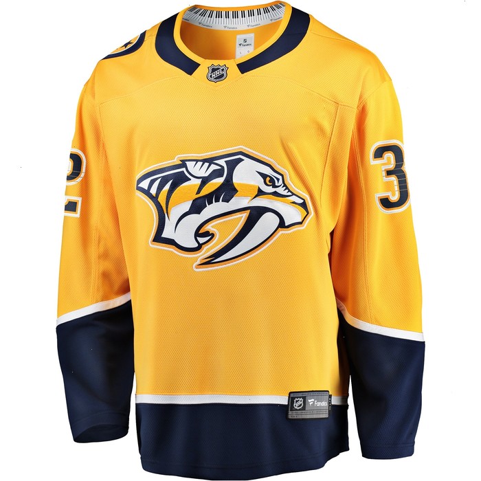 Kevin Lankinen Nashville Predators Fanatics Branded Home Breakaway Player Jersey - Gold