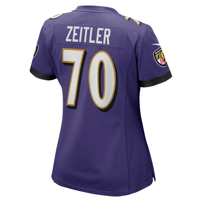 Kevin Zeitler Baltimore Ravens Nike Women's Game Jersey - Purple