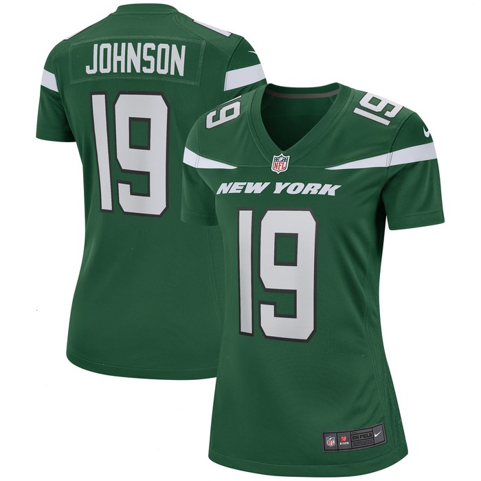 Keyshawn Johnson New York Jets Nike Women's Game Retired Player Jersey - Gotham Green