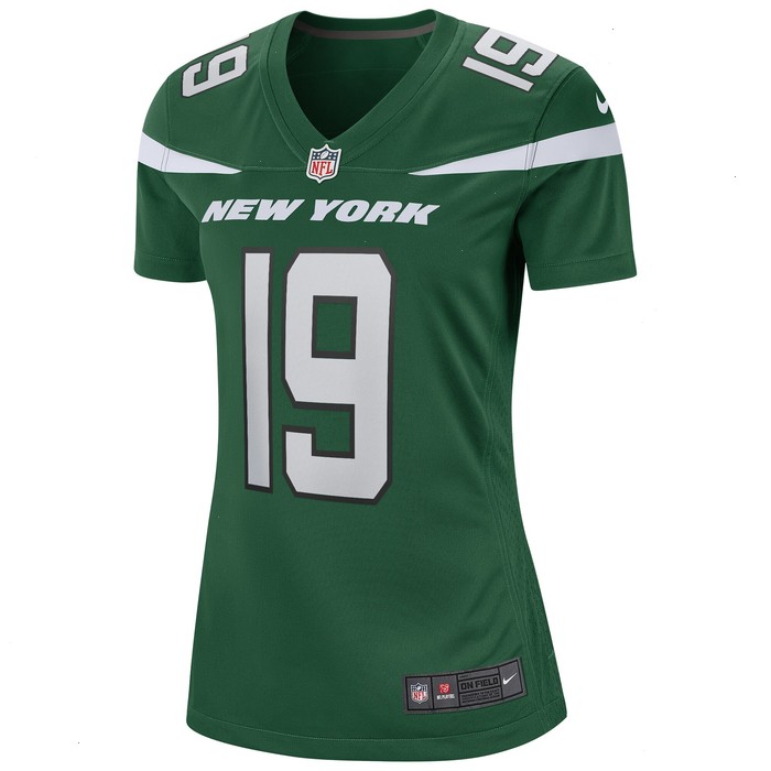 Keyshawn Johnson New York Jets Nike Women's Game Retired Player Jersey - Gotham Green