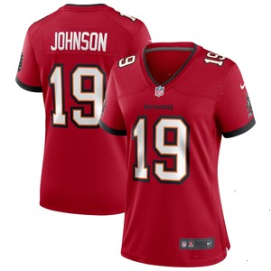 Keyshawn Johnson Tampa Bay Buccaneers Nike Women's Game Retired Player Jersey - Red