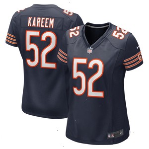 Khalid Kareem Chicago Bears Nike Women's Team Game Jersey - Navy V1