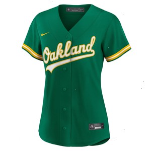 Khris Davis Oakland Athletics Nike Women's Alternate Replica Player Jersey - Green