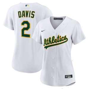 Khris Davis Oakland Athletics Nike Women's Home Replica Player Jersey - White