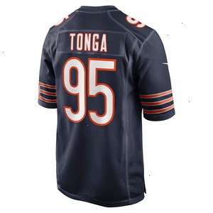 Khyiris Tonga Chicago Bears Nike Game Jersey - Navy