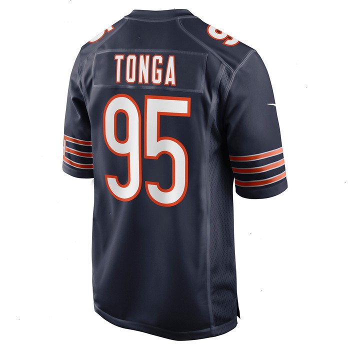 Khyiris Tonga Chicago Bears Nike Game Jersey - Navy