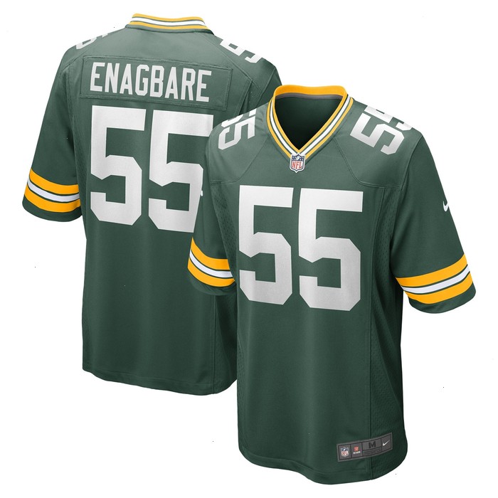 Kingsley Enagbare Green Bay Packers Nike Game Player Jersey - Green