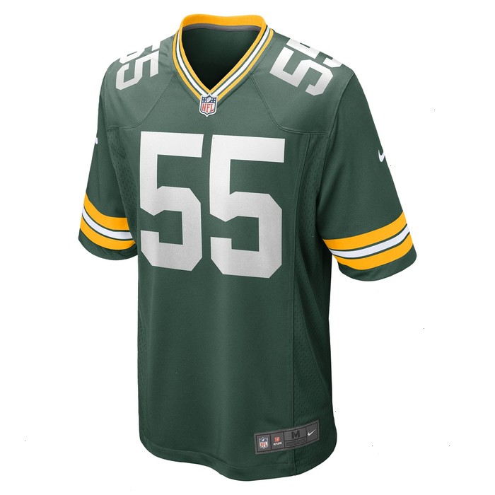 Kingsley Enagbare Green Bay Packers Nike Game Player Jersey - Green