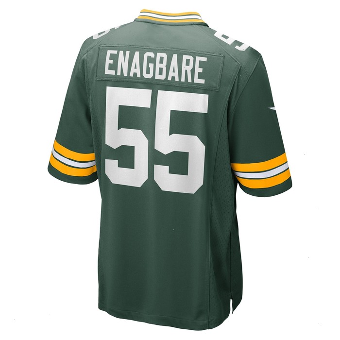 Kingsley Enagbare Green Bay Packers Nike Game Player Jersey - Green