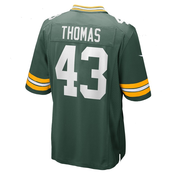 Kiondre Thomas Green Bay Packers Nike Game Player Jersey - Green