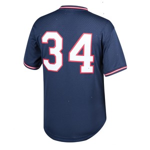 Kirby Puckett Minnesota Twins Mitchell & Ness Youth Cooperstown Collection Mesh Batting Practice Jersey - Navy