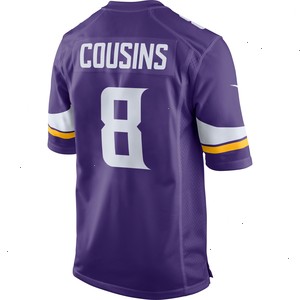 Kirk Cousins Minnesota Vikings Nike Youth Game Jersey - Purple V1