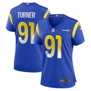 Kobie Turner Los Angeles Rams Nike Women's Home Game Jersey - Royal