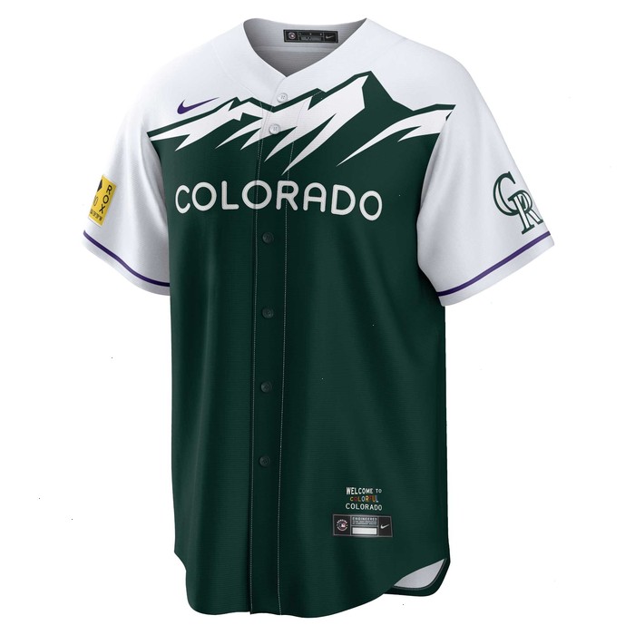 Kris Bryant Colorado Rockies Nike 2022 City Connect Replica Player Jersey - Green