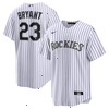 Kris Bryant Colorado Rockies Nike Replica Player Jersey - White/Purple