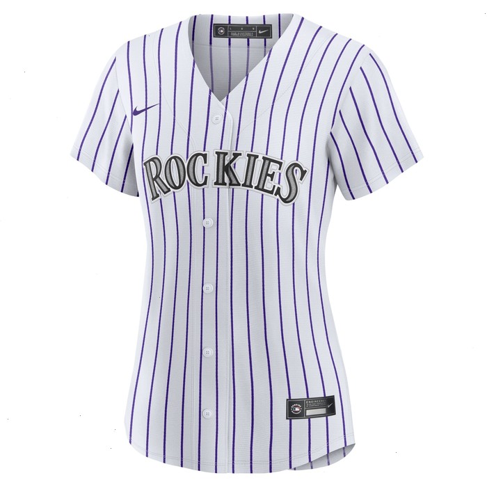 Kris Bryant Colorado Rockies Nike Women's Replica Player Jersey - White/Purple