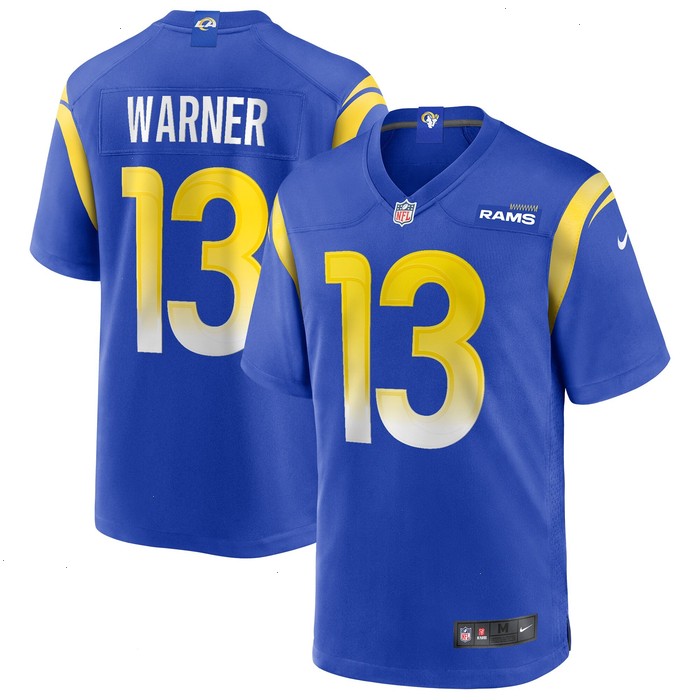 Kurt Warner Los Angeles Rams Nike Game Retired Player Jersey - Royal