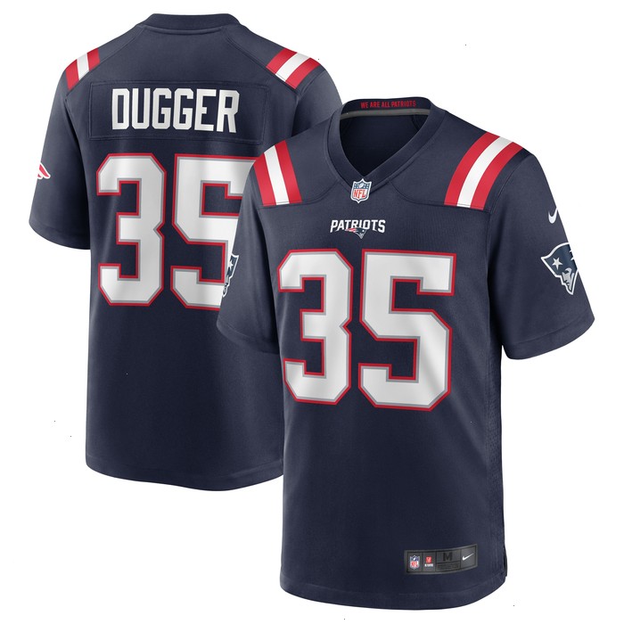 Kyle Dugger New England Patriots Nike Team Game Jersey - Navy