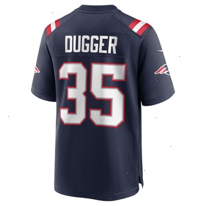 Kyle Dugger New England Patriots Nike Team Game Jersey - Navy