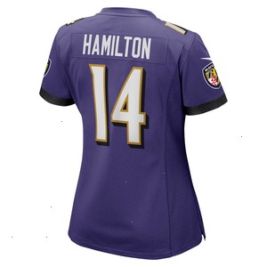 Kyle Hamilton Baltimore Ravens Nike Women's Player Game Jersey - Purple