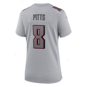 Kyle Pitts Atlanta Falcons Nike Women's Atmosphere Fashion Game Jersey - Gray