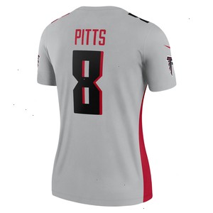 Kyle Pitts Atlanta Falcons Nike Women's Inverted Legend Jersey - Gray