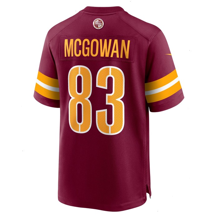 Kyric Mcgowan Washington Commanders Nike Player Game Jersey - Burgundy