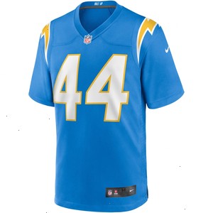 Kyzir White Los Angeles Chargers Nike Game Jersey - Powder Blue