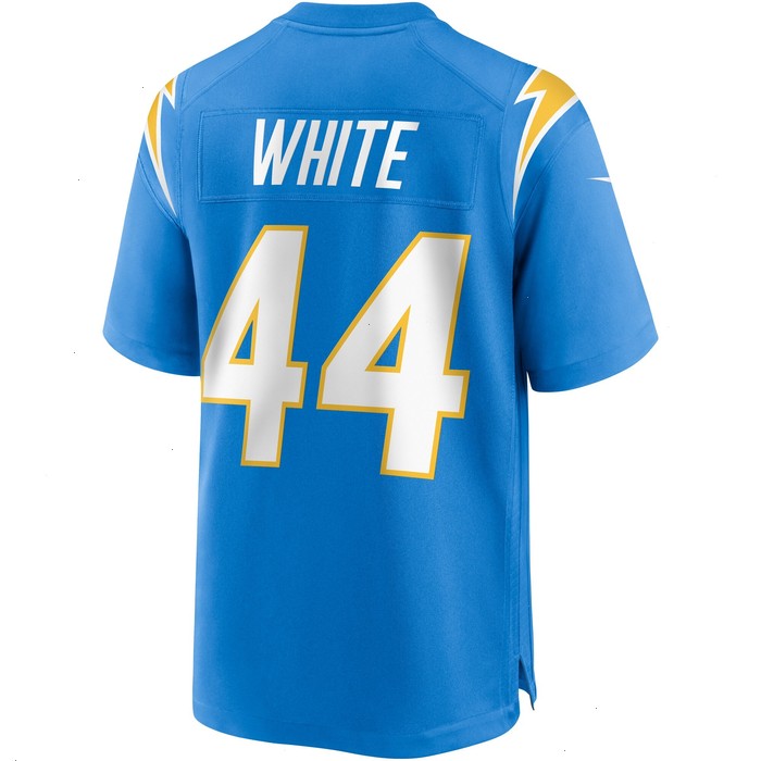 Kyzir White Los Angeles Chargers Nike Game Jersey - Powder Blue