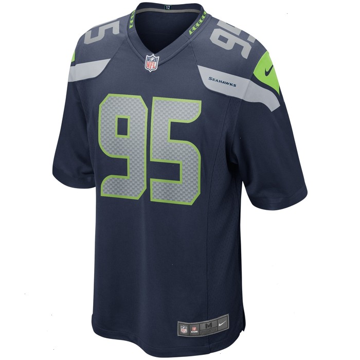 L.J. Collier Seattle Seahawks Nike Game Player Jersey - College Navy