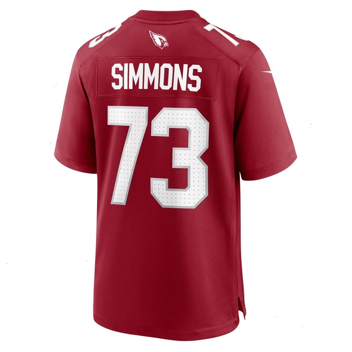 Lachavious Simmons Arizona Cardinals Nike Team Game Jersey - Cardinal