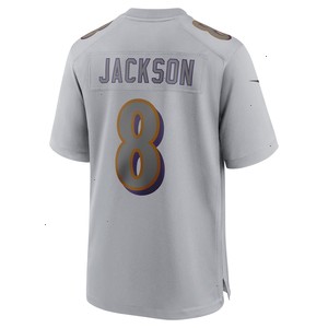 Lamar Jackson Baltimore Ravens Nike Atmosphere Fashion Game Jersey - Gray