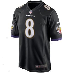 Lamar Jackson Baltimore Ravens Nike Game Jersey - Black